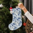 thumbnail image 5 of Sikiie Blue Paisley Christmas Stockings,18 Inches Christmas Stockings Xmas Hanging Stockings for Family Christmas Decorations & Gifts, 5 of 7