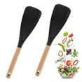 thumbnail image 6 of ZenCart Silicone Cooking Spoons Food-Grade Kitchen Spatula Heat Resistant Non-Stick Spatula Spoon for Stirring And Serving, 6 of 8