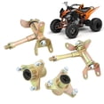 thumbnail image 4 of Front Steering Knuckles Spindle Set, Disc Brake Wheel Axle Rim Hub Left Right Heavy Duty Durable Aluminum Alloy Deformation Proof  For Off Road, 4 of 8