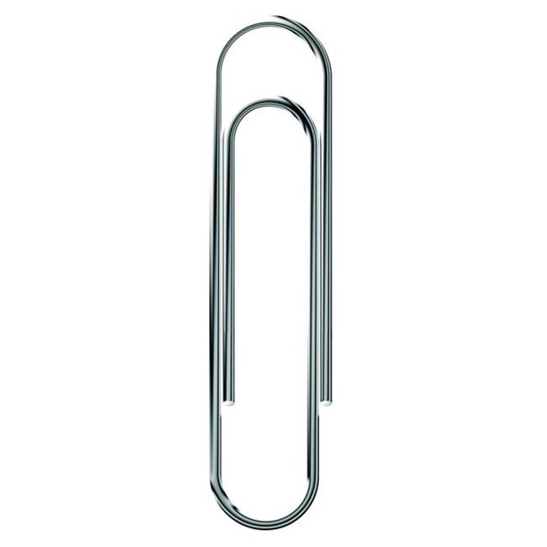 Smooth Paper Clip, Jumbo, 2 in. Steel Pack of 1000