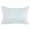 thumbnail image 2 of Aqua Spring Floral Throw Pillow Cover, Pillowcase Protectors with Zipper, Breathable Decorative Lumbar Pillow Case Cover, Summer Botanical Watercolor Pillow Shams for Couch Sofa 12x20Inch, 2 of 8