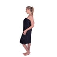 thumbnail image 4 of Premium Large 100% Soft Cotton Velour Bath / Beach Towel - Black, 4 of 8