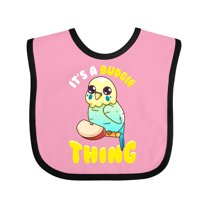 Inktastic Budgie Parakeet Budgerigar Boys or Girls Baby Bib