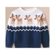 thumbnail image 4 of Suéter casual para niños Algodón Patrón de ciervo Estilo navideño Traje de vacaciones cálido, 4 of 7