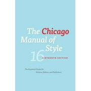 The Chicago Manual of Style, 16th Edition, Pre-Owned (Hardcover)