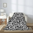thumbnail image 2 of Rateoe Snake Pattern Flannel Throw Blanket, Ultra-soft Blanket for Bed, Couch, Car, Hypoallergenic Anti-pilling blanket-50"x40"(Vertical), 2 of 6