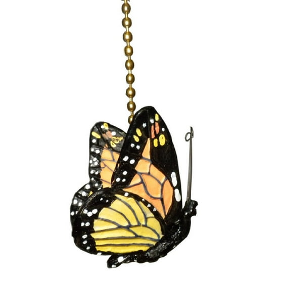 Monarch Erfly Ceiling Fan Pull Chain Ornament Decor Erflies Features Wire Antenna By Otc