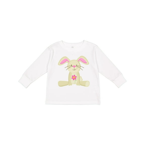 Inktastic Easter Bunny Spring Holiday Childs Girls Long Sleeve Toddler T-Shirt