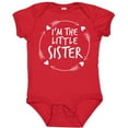 thumbnail image 3 of Inktastic I'm the Little Sister Girls Baby Bodysuit, 3 of 5