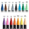 thumbnail image 5 of Uni POSCA PC-3M Water-Based Paint Markers, Reversible Fine Tip (0.9-1.3mm), Assorted Ink Colors, 15 Count, 5 of 9