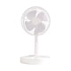 thumbnail image 2 of Ventilador de pie portátil Soledad Ventilador de mesa recargable por USB Blanco 7200mAh, 2 of 10
