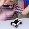 thumbnail image 3 of Kit de coche solar de madera perfecl para niños rompecabezas de construcción en 3D juguete, 3 of 8
