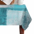 thumbnail image 4 of Turquoise Grey Ombre Table Cloth Waterproof Tablecloths, Abstract Vintage Oil Painting Tablecloth Dining Table Cover for Kitchen Party Tabletop Outdoor, Rectangle Tablecloth 60x102 Inch, 4 of 9