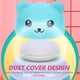 thumbnail image 3 of Botella de polvo para bebé, adorable caja de borlas de oso, contenedor de borlas de dibujos animados, 3 of 7