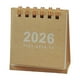 thumbnail image 2 of Calendario de Escritorio Pequeño Vintage 2026 - Agenda Portátil con Espiral y Temas Mensuales, 7 X 6,5 X 3 Cm, Ideal para Estudiantes y Uso En La Oficina., 2 of 6
