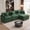 Green, variant on Daeorio 70" Chenille Upholstered Sofa,Loveseat Cloud Couch Double-Layer Cushion Deep Seat with Pillows for Living Room Bedroom Apartment(Beige)