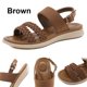 thumbnail image 5 of Zapatos Verano Sandalias Vestir Trenzado Punta Abierta Soporte para El Cómodo Las Mujeres, 5 of 9