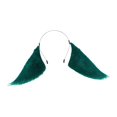 thumbnail image 2 of Diadema con orejas de zorro Yinane verde, sombreros de cosplay, 2 of 8