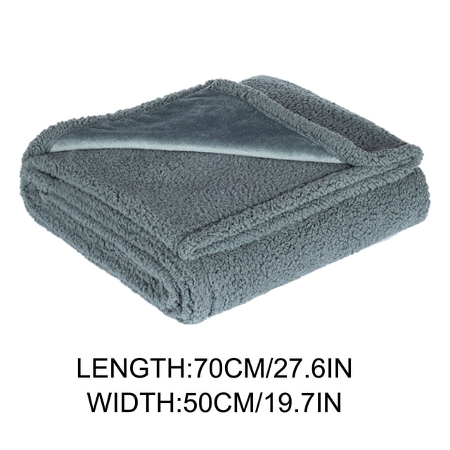 fheaev 50CMX70CM Flannel Blanket Thermal Insulation Blanket Flannel Blanket