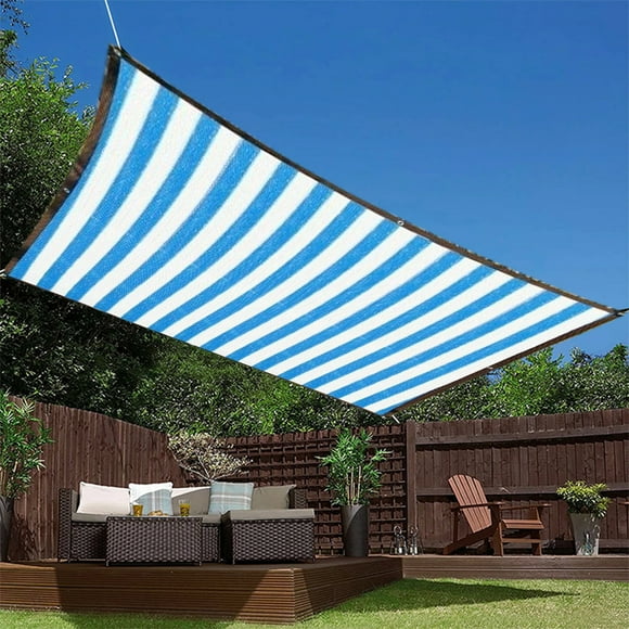 Fiudx Toldo Vela Parasol, Tejido con Protección Uv, Diseño Transpirable de Alta Densidad, Toldo para Patio Exterior, Solución de Sombra para Piscinas, Fácil Instalación, Rectangular de 3 X 4 M.