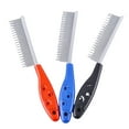 thumbnail image 2 of Cheers.US 3 PCS Comb Paw Pattern Long Handle Stainless Steel Pet Hair Comb  Made of high quality stainless steel, the comb is durable and exquisite for Dog and Cat, 2 of 13