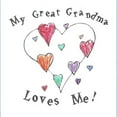 thumbnail image 2 of CafePress - My Great Grandma Loves Me Infant Bodysuit - Baby Light Bodysuit, Size Newborn - 24 Months, 2 of 4