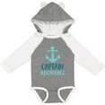 thumbnail image 3 of Inktastic Captain Adorable, Boat Anchor, Nautical - Blue Boys Long Sleeve Baby Bodysuit, 3 of 5