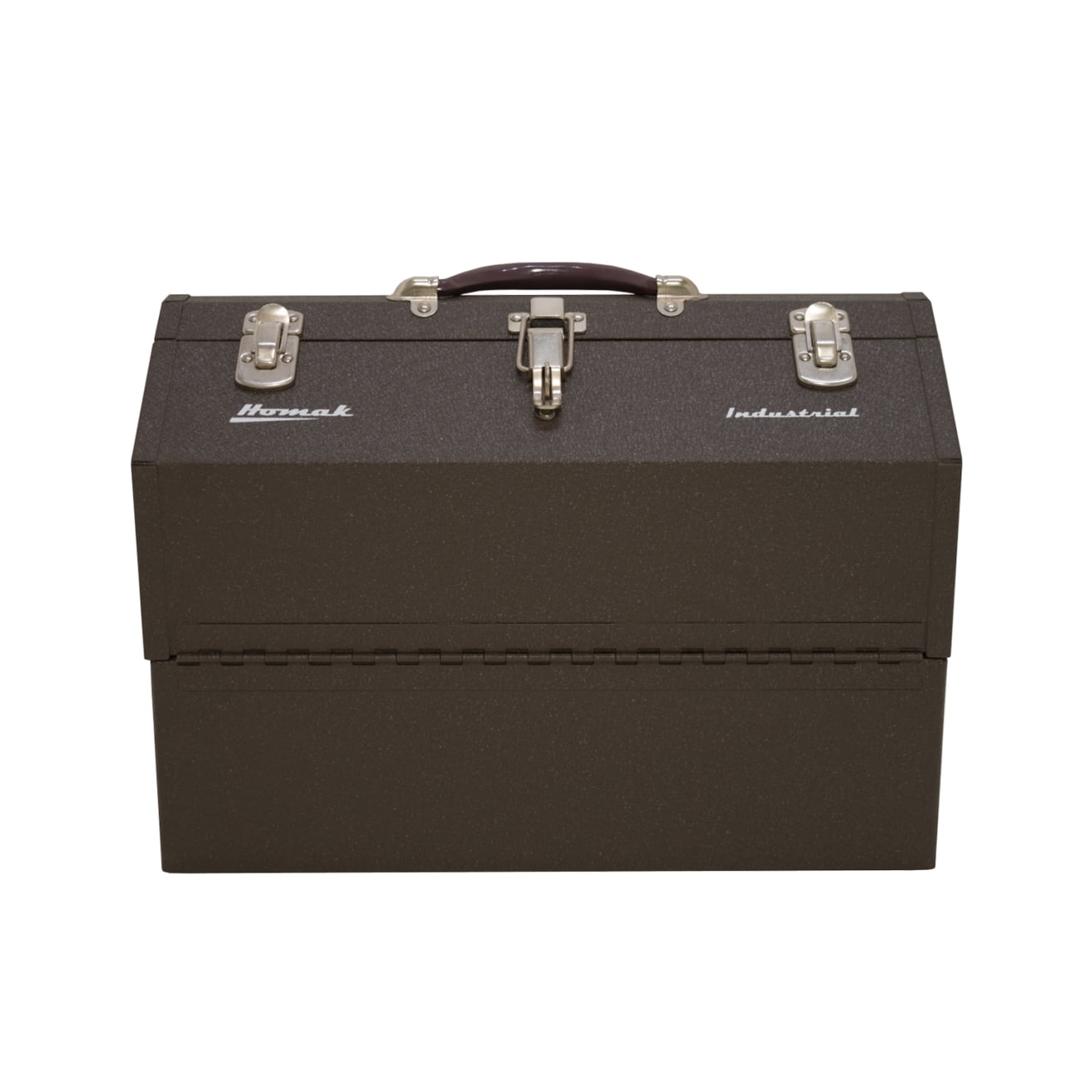 Homak BW00210220 Steel Industrial Expanding Cantilever 22 Inch Toolbox, Brown