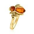 thumbnail image 2 of Ross-Simons Amber Bumblebee Ring in 18kt Gold Over Sterling, Women's, Adult, 2 of 5