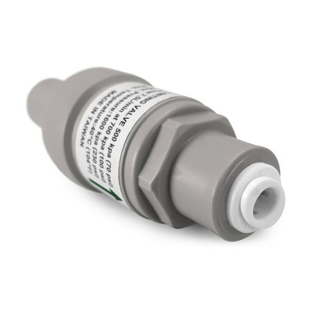 Express Water Pressure Regulator Valve Quick Connect Fitting Connection Parts for Water Filters + Reverse Osmosis RO Systems