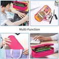 thumbnail image 5 of Kirby Big Capacity Pencil Case, Aesthetic Pen Pouch Storage Bag, Office Supplies Organizer, Pen Cases Pencil Bag with Multiple Compartments, 5 of 7