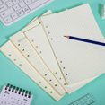 thumbnail image 3 of BESTYASH 4Pcs A5 Loose Leaf Paper Light Yellow Thick Refill Pages for Office Notebook Binder, 3 of 6