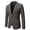 Khaki, variant on Clearance Mens Casual Suit Blazer Jackets Lightweight Sports Coats One Button Herringbone Tweed Blazer British Wool Blend Coat Jacket