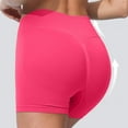 thumbnail image 7 of Lenpel Women's Biker Shorts Seamless Scrunch Butt Lifting High Waisted Booty Yoga Gym Shorts Workout Running Shorts with Pockets, 7 of 7