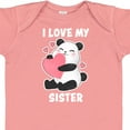thumbnail image 4 of Inktastic I Love My Sister with Panda Illustration Boys or Girls Baby Bodysuit, 4 of 5