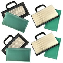 HQRP 4-pack Air Filter Cartridge w/ Pre-cleaner for Briggs & Stratton 698754, 691007, 499486 / 499486S, 5063, 5069 & 273638 / 273638S Pre-filter Replacement