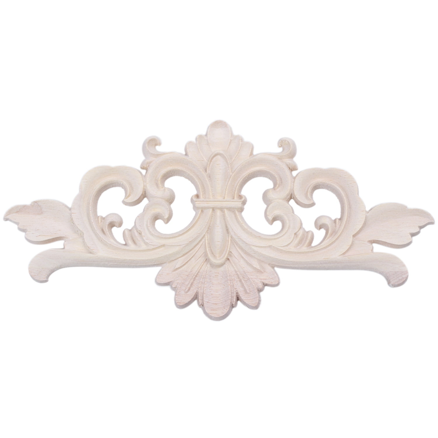 10cm*10cm Wood Carved Applique Corner Onlay Home Furniture Decoration Exquisite 
