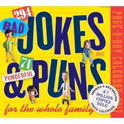 294 Bad Jokes & 71 Punderful Puns 2017 Calendar