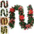 thumbnail image 4 of 8.85Ft Wedding Decorated Light Up Wreath Garland Xmas Decor Fireplace Tree Diy, 4 of 7