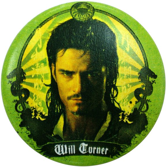 Pirates Of The Caribbean - Will Dragons Button - OS