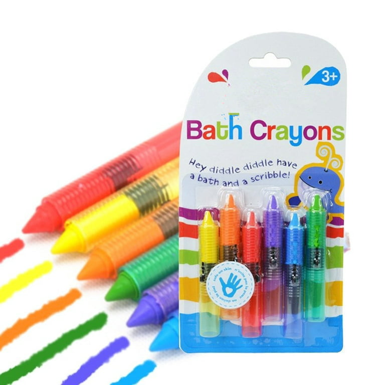 Valatala Baby Bath Crayons Easily Washable Non-Toxic Colorful Bathtub Shower Toys for Kids, Size: One size, Bronze
