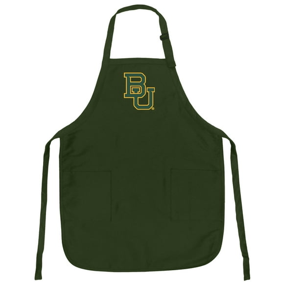 Broad Bay Baylor Apron Green Baylor University Logo APRON for a Man or Woman - Grilling, Kitchen, or Tailgating