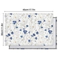 thumbnail image 5 of White Daisy Flower Pattern Summer Placemats Table Placemats Set Of 6-Linen Kitchen Washable Placemats Table Mats 11.8"x17.7" Non-Slip Heat Resistant, 5 of 5