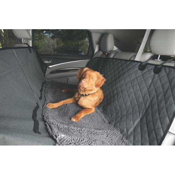 DGS Pet Products Dirty Dog 3-in-1 Car Seat Cover and Hammock Cool Grey 54" x 61" x 2"