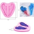 thumbnail image 3 of Angel wings silicone mold crystal ab glue super light clay fondant chocolate DIY, 3 of 5