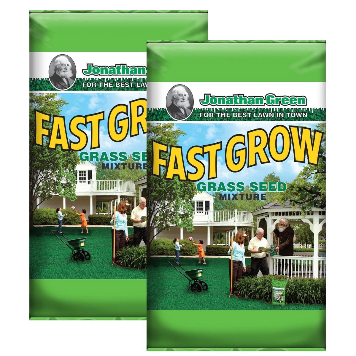 Jonathan Green 10820 Fast Grow Grass Seed Mix 2, 6 Pounds