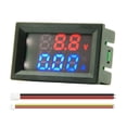 thumbnail image 1 of DC 100V Amp Volt Gauge Dual LED 10A Digital Voltímetro Amperímetro Herramientas Medición, 1 of 6