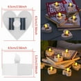 thumbnail image 4 of ZYLER- 2Pcs Solar Candles Lights Outdoor Romantic Led Tea Light Flameless For Wedding, 4 of 6
