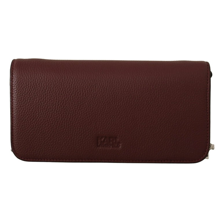 Leather clutch bag Karl Lagerfeld Multicolour in Leather - 33883151