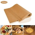 thumbnail image 2 of 100PCS Silicone Baking Paper Non-stick Safe Baking Parchment Double Layer Food Wrapping Paper, 2 of 8